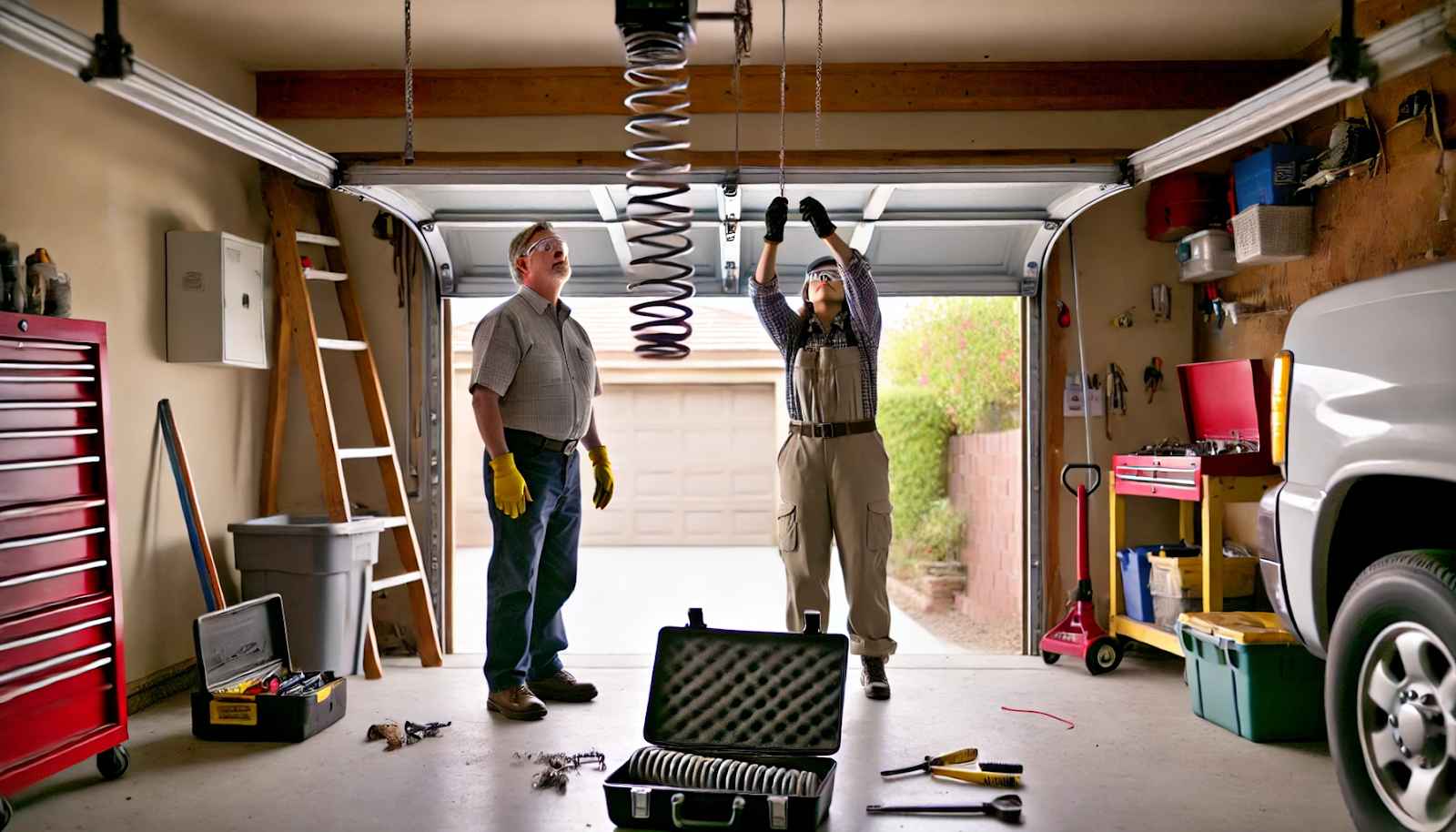 garage door spring replacement Kansas