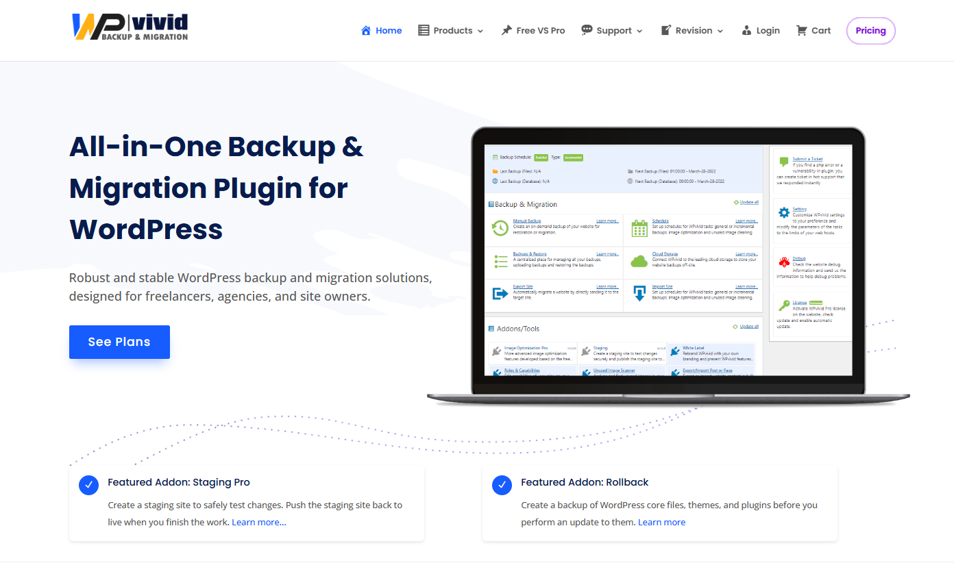 wpvivid best wordpress backup plugin