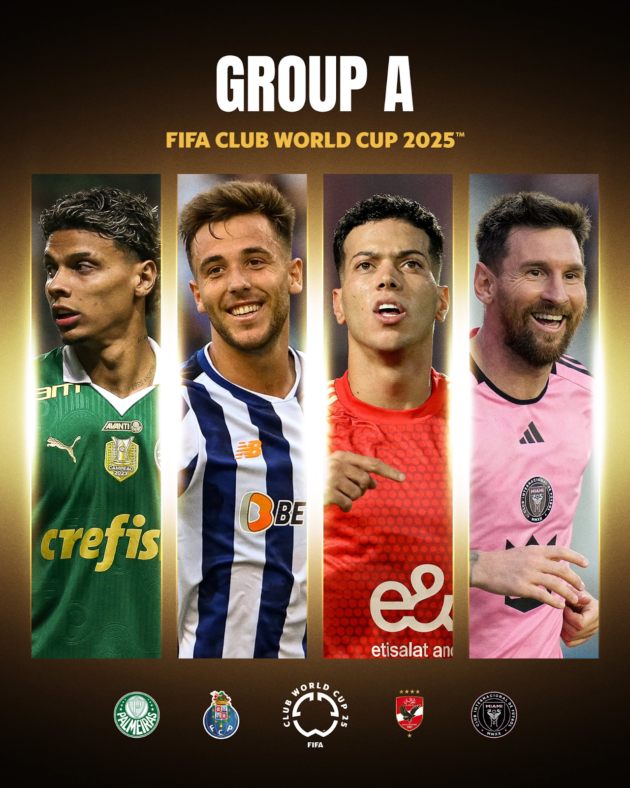 Arte do Grupo A da Copa do Mundo de Clubes da FIFA
