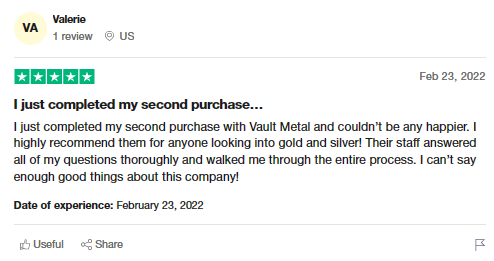 review 3 of Vault Metal