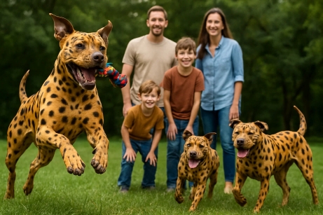 Cheetah Print Pitbull