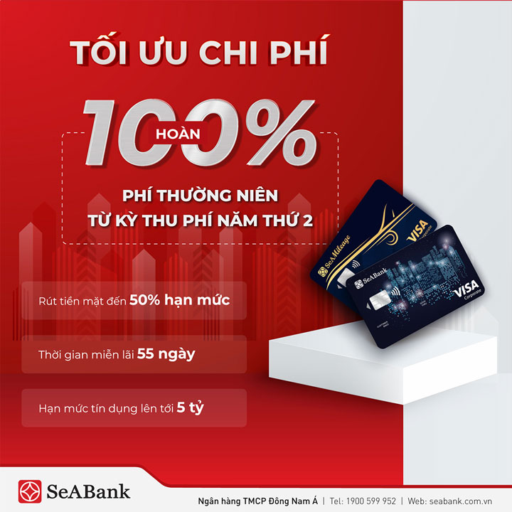 Liên hệ ngay với SeABank để được tư vấn loại thẻ doanh nghiệp phù hợp