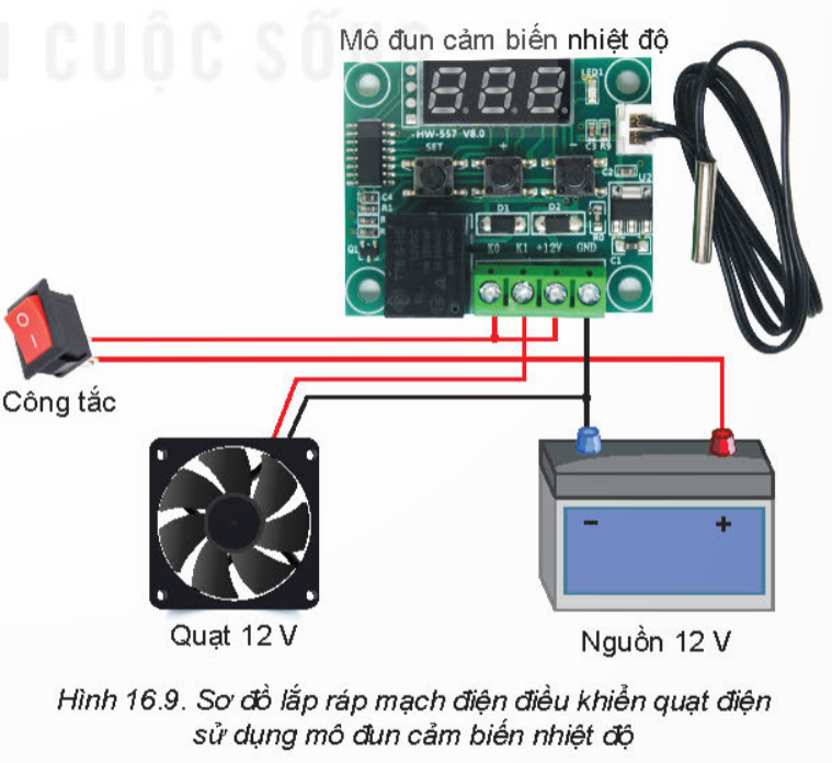 BÀI 16. MẠCH ĐIỆN ĐIỀU KHIỂN SỬ DỤNG MÔ ĐUN CẢM BIẾN