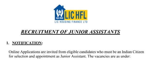 LIC HFL Recruitment 2024 | एलआईसी एचएफएल भर्ती 2024