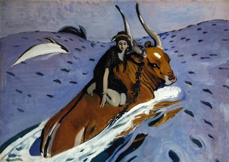 Похищение Европы, 1910 - Валентин Серов