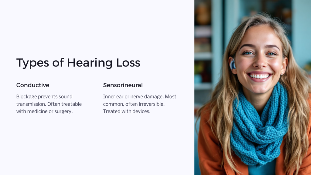 Hearing Loss Types infographic
