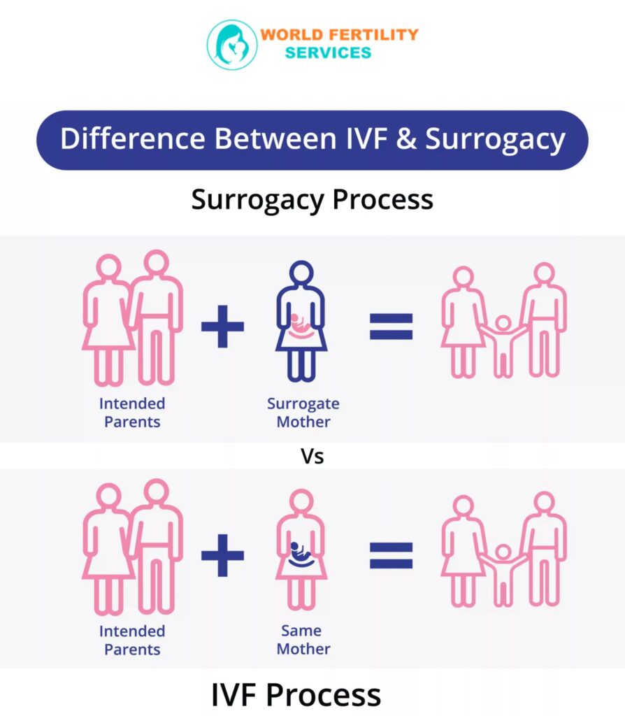 Differentiate Between IVF & Surrogacy