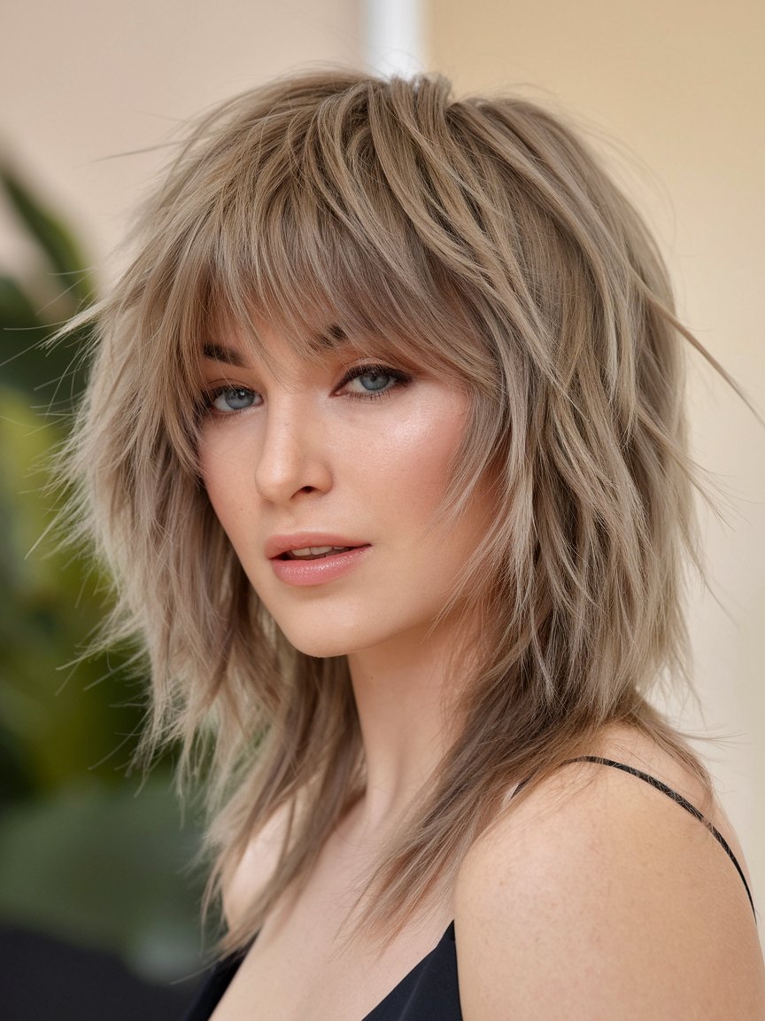 22. Textured Shaggy Cut