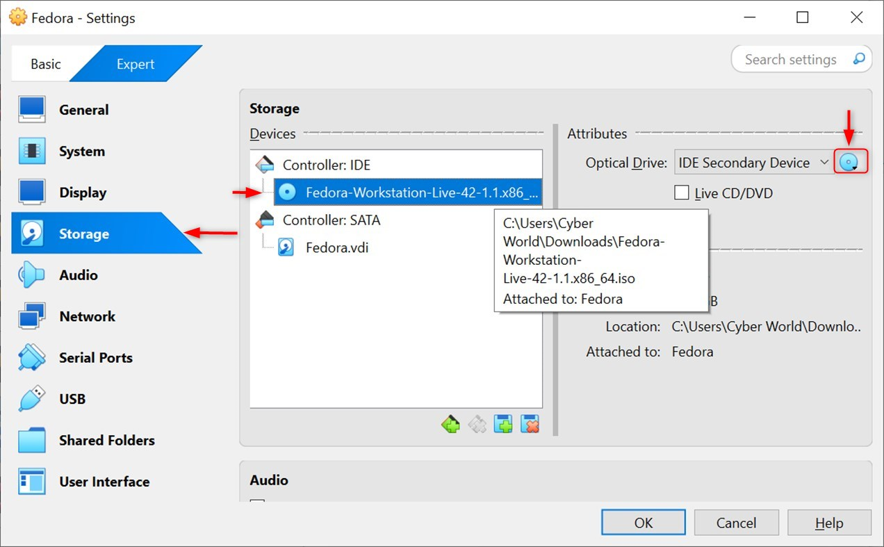 storage configuration