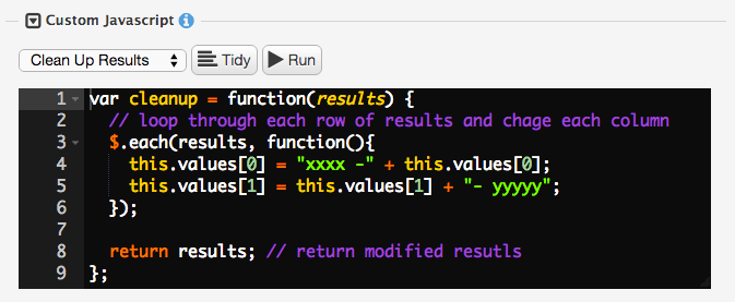 nettoyage js