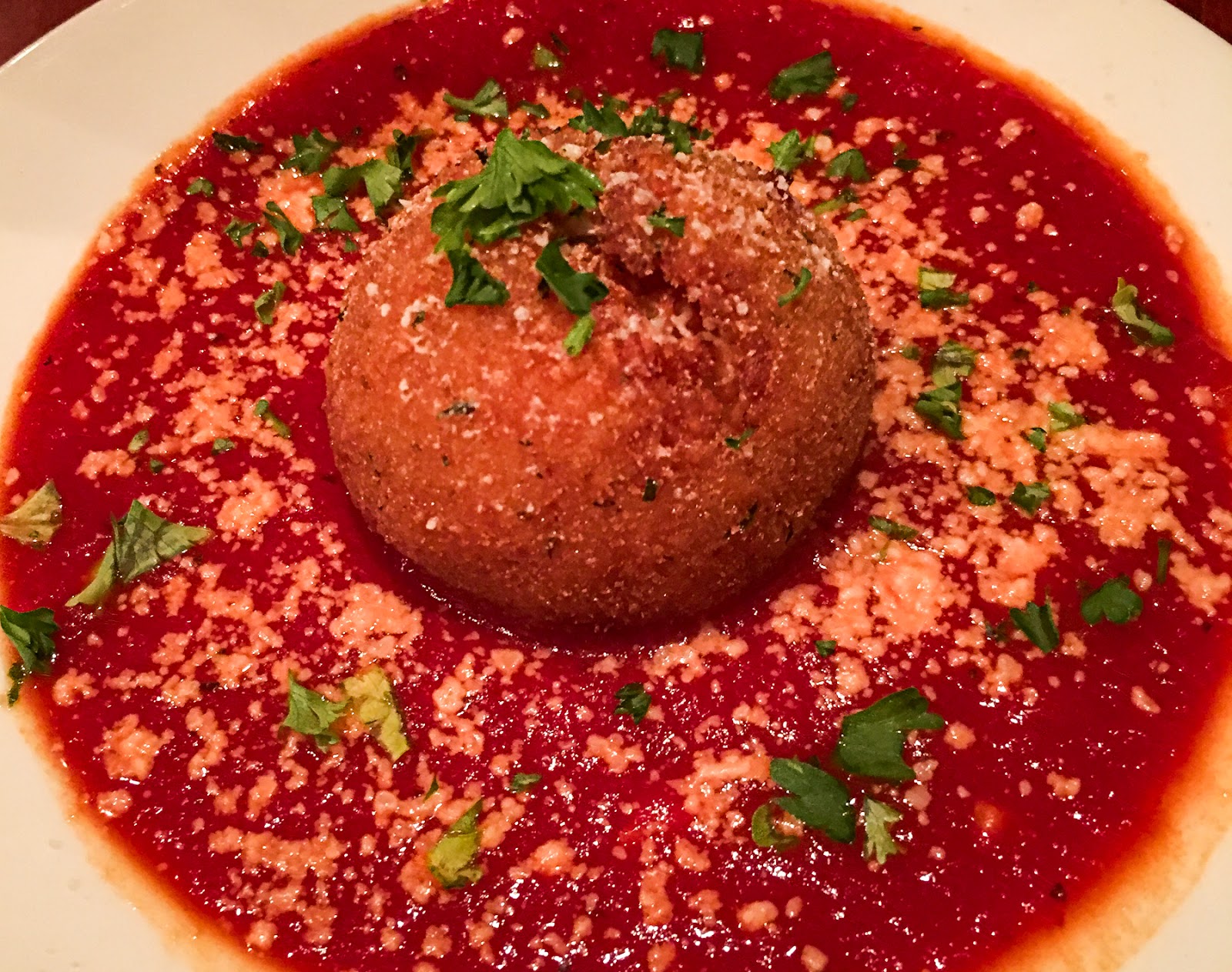 Arancini at at Per Noi Trattoria