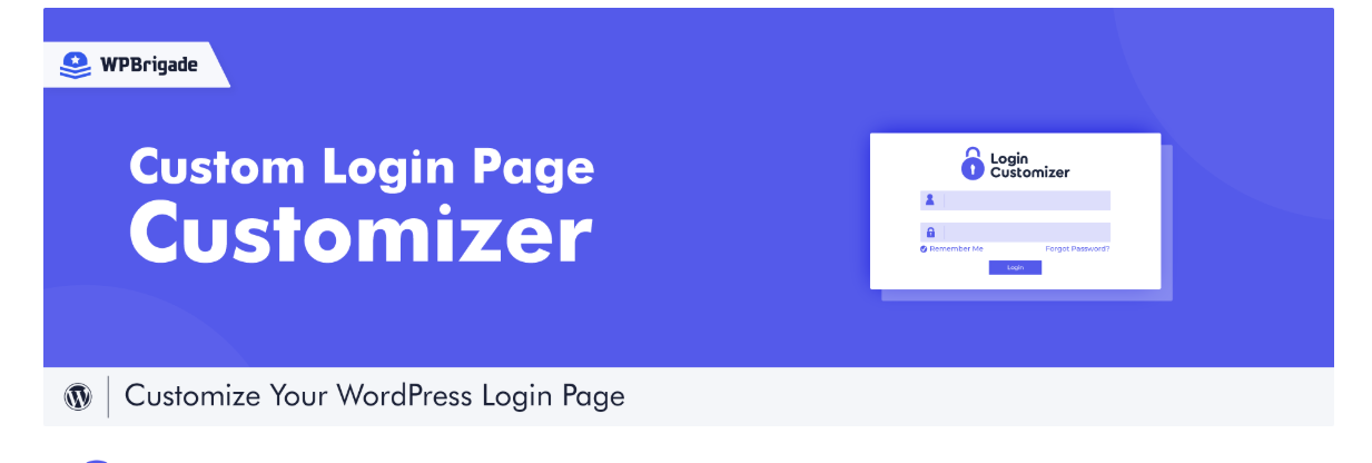 Custom Login Page Customizer