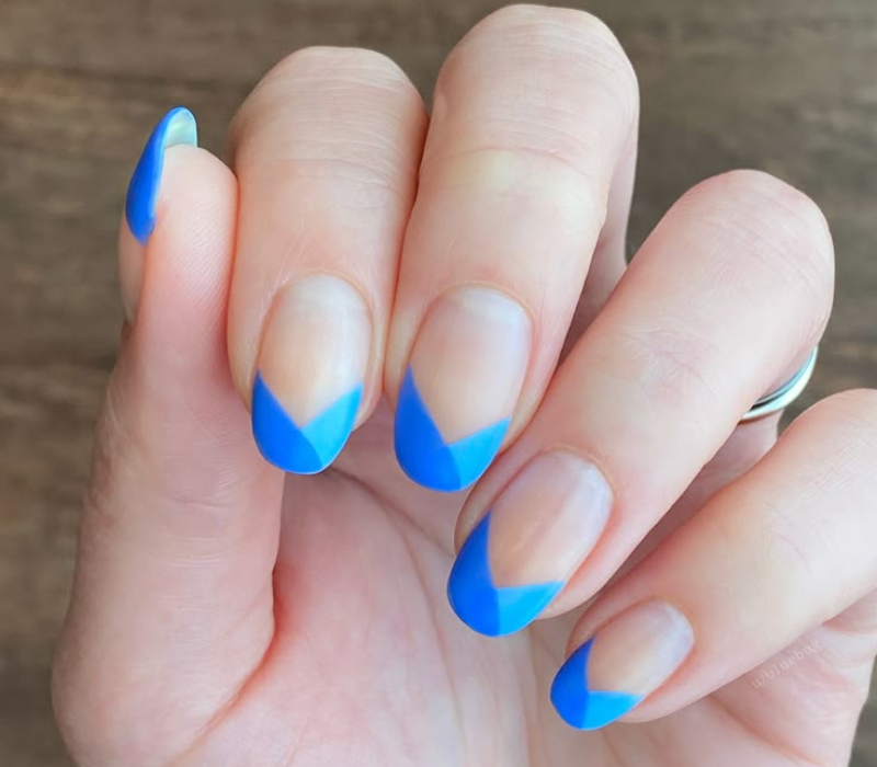 Two-Toned Negative-Space Nails