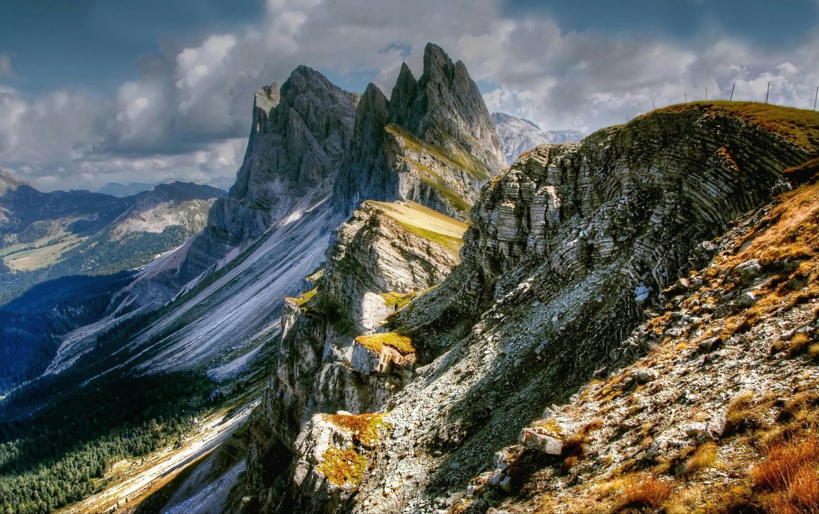 Stunning mountain range in Dolomites, Italy, if your hobby is hiking.