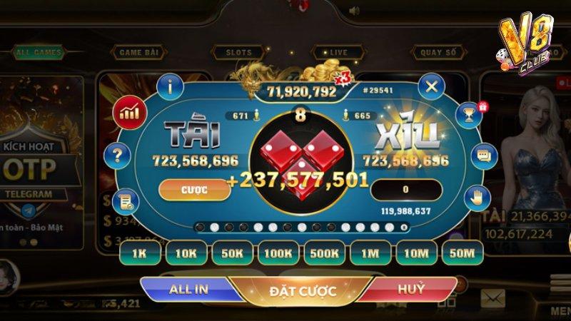 Luật chơi Tài Xỉu rất đơn giản, phù hợp cho mọi game thủ