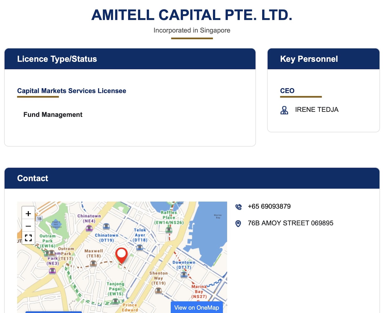 Amitell Capital PTE LTD: отзывы о брокере в 2024 году