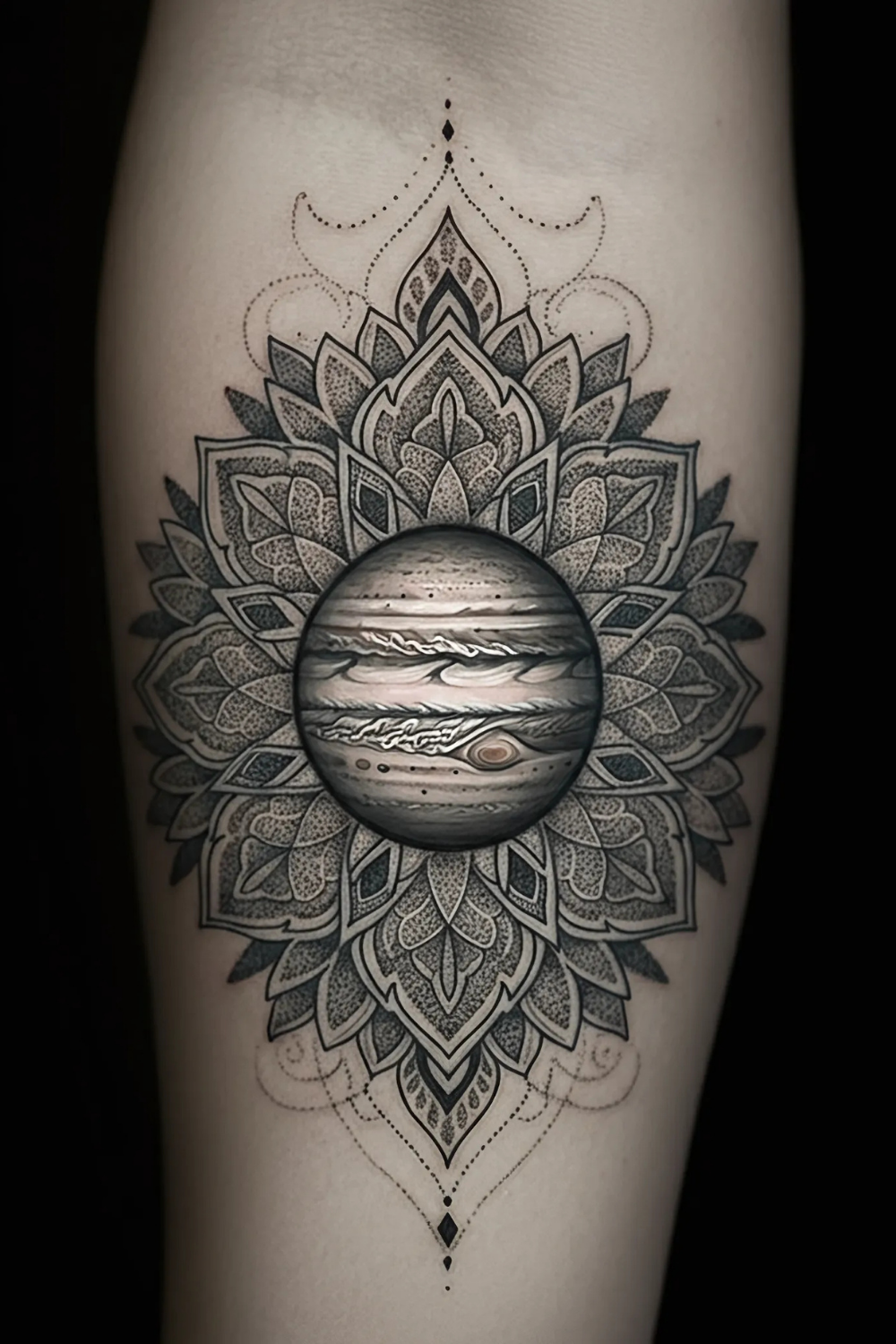 Mandala Jupiter Tattoo
