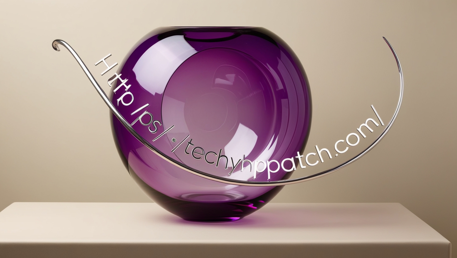 Empoli Purple Stemmed Large Glass