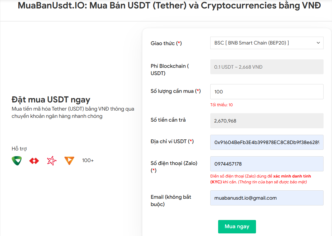 Trải nghiệm mua bán Bittech1 không lo rủi ro trên sàn Muabanusdt.io