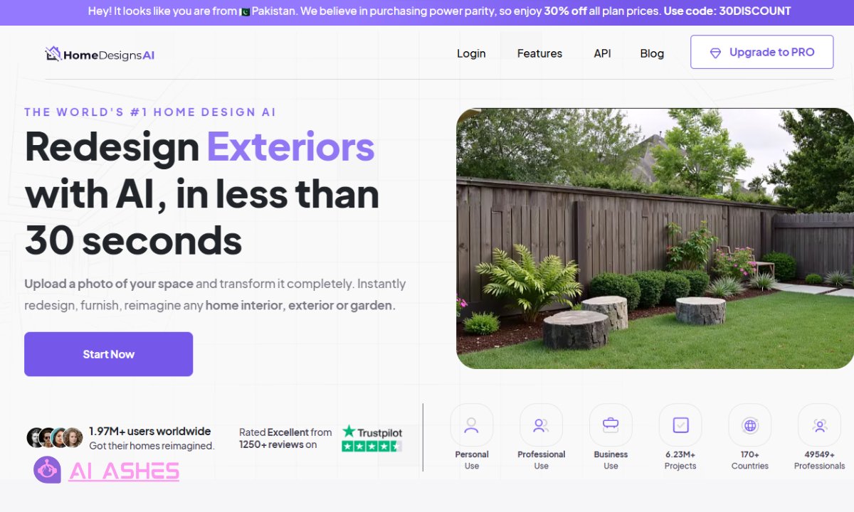 HomeDesigns AI Dashboard