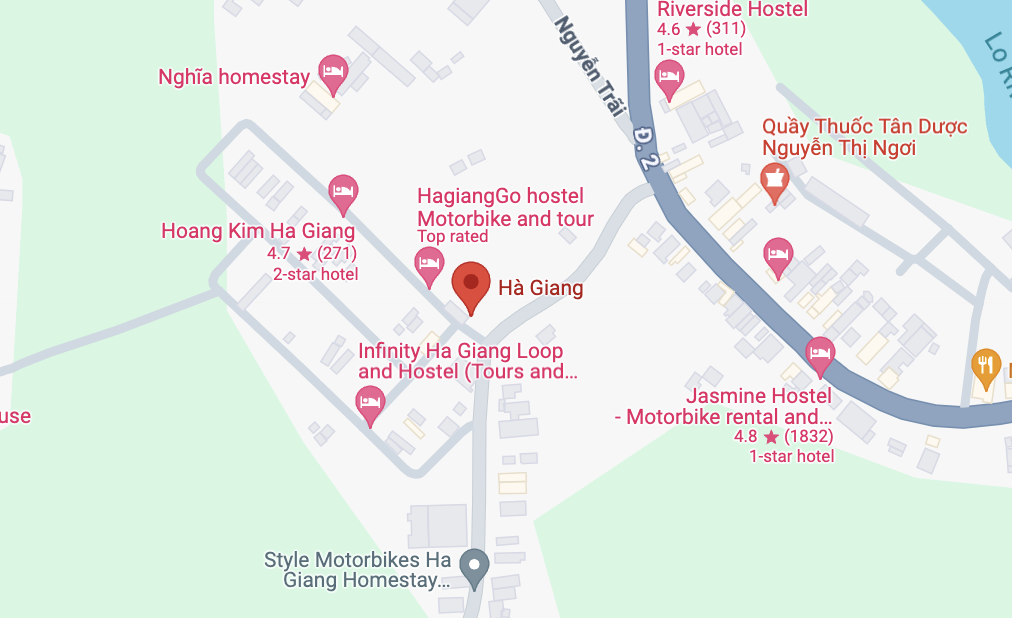 pick up drop off point of hai phu bus in ha giang: ha giang bus station