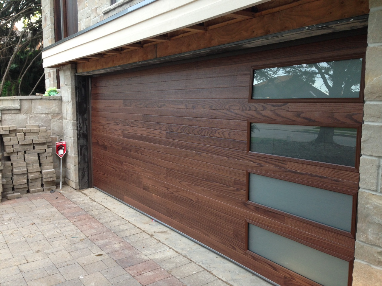 contemporary garage doors