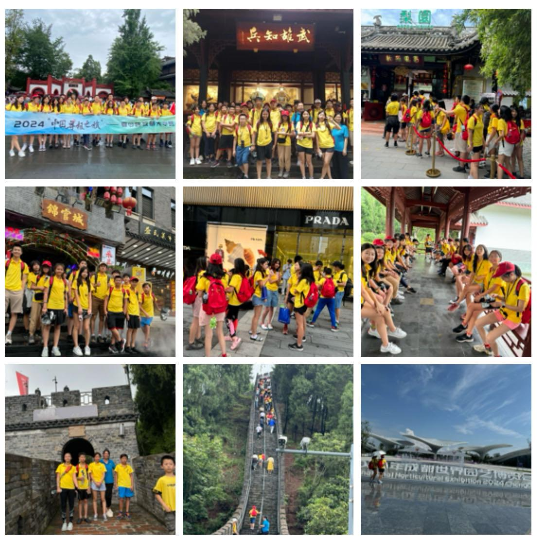 A collage of people in yellow shirts

Description automatically generated