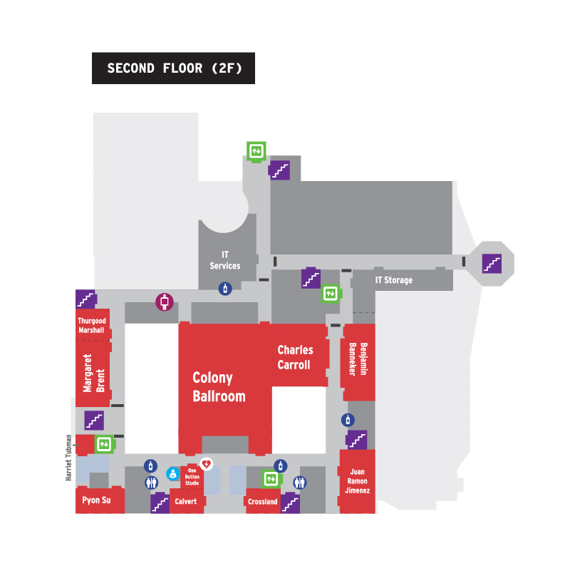 2nd Floor Building Map