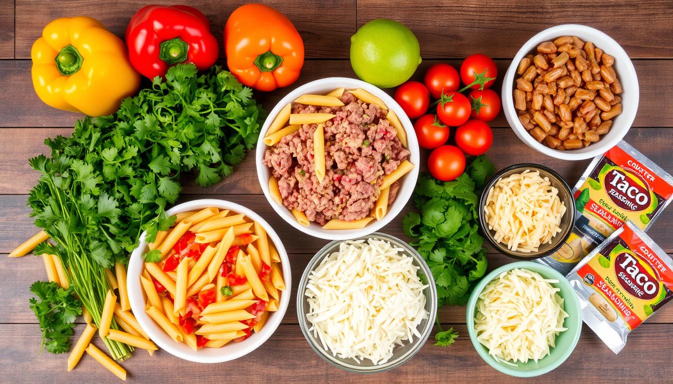 taco pasta ingredients