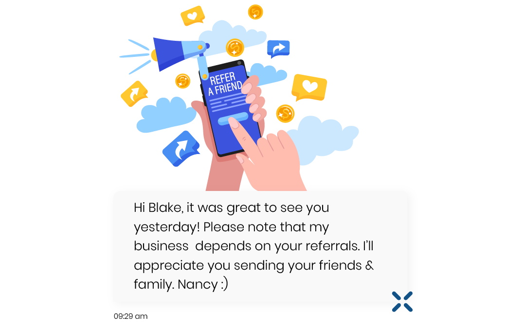 Customer referrals