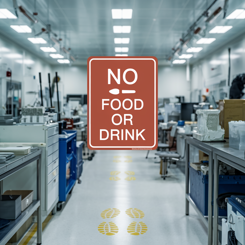 No Food or Drink Sign