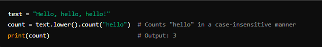 Count a Substring in a String