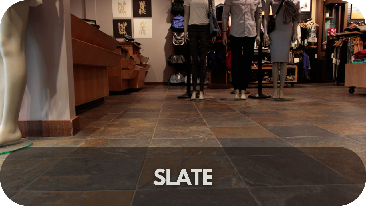 Popular Types of Natural Stone for Retail Interiors: Slate