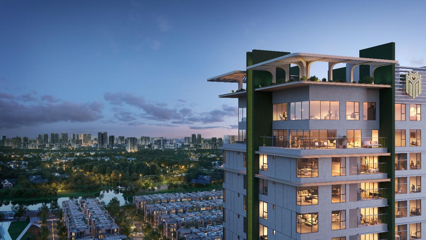 A high rise building with many windowsAI-generated content may be incorrect.