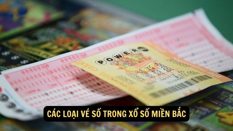 Các loại vé số trong xổ số miền Bắc