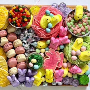 Easter candy charcuterie board image