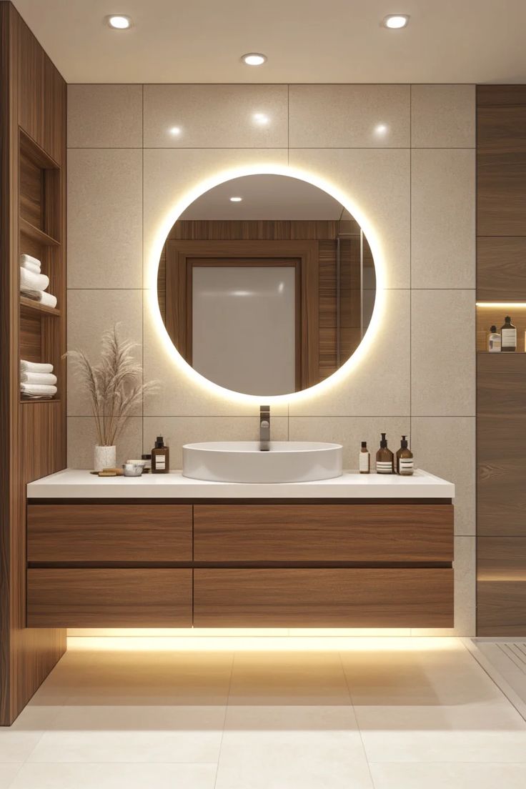 mirror with ambient writting