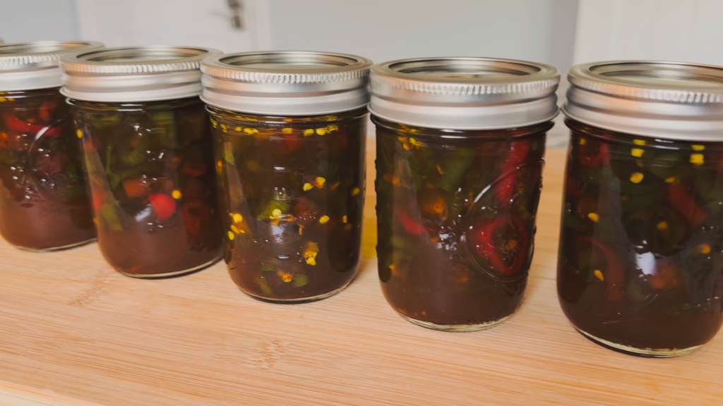 Cowboy Candy aka Candied Jalapeños - jars