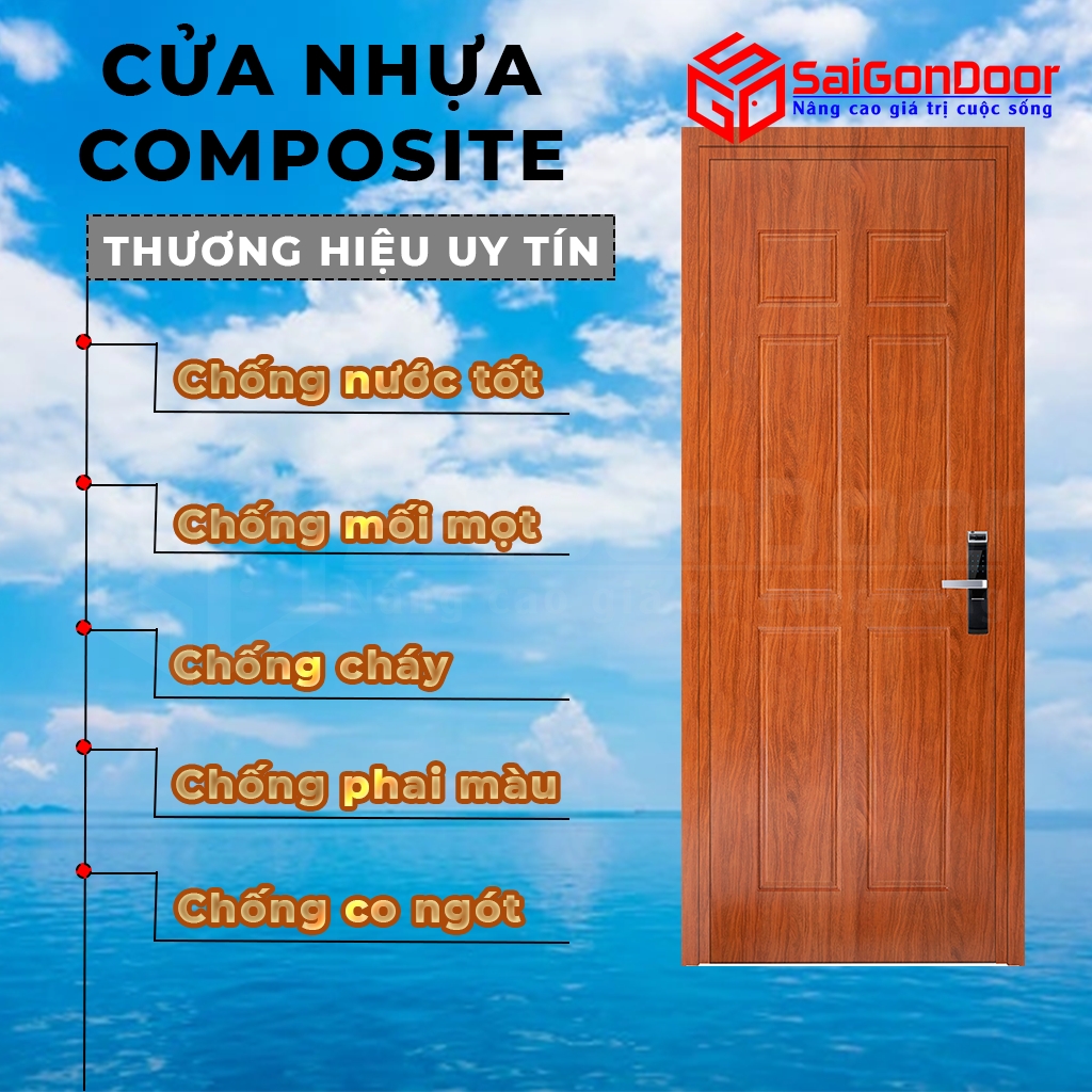 ĐỔI MỚI KHÔNG GIAN SỐNG VỚI CỬA NHỰA COMPOSITE SAIGONDOOR