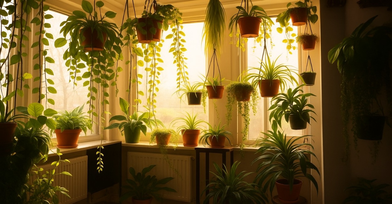 Horta vertical no apartamento