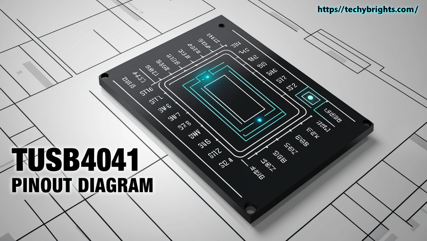 TUSB4041 Chip Pinout