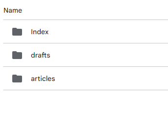 Primary database folder