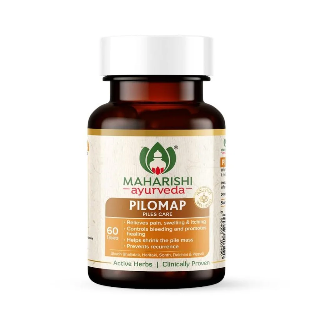 Buy Ayurvedic Products for Piles Relief - Image of Maharishi Pilomap Piles Care