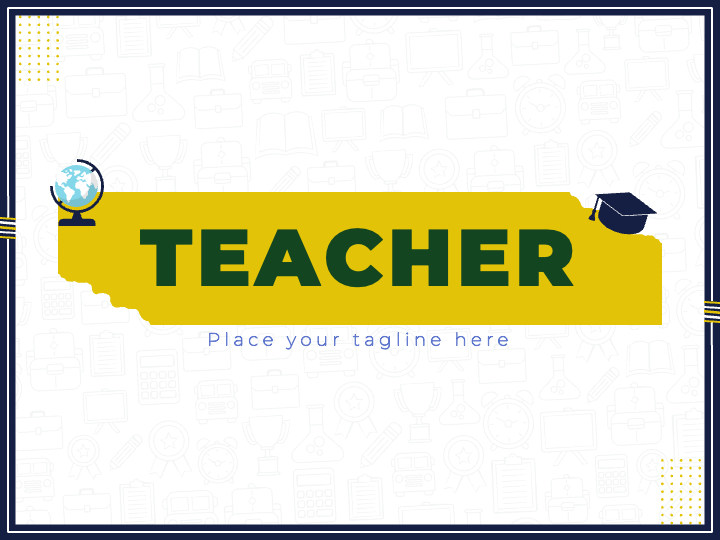 About Teacher PPT Theme