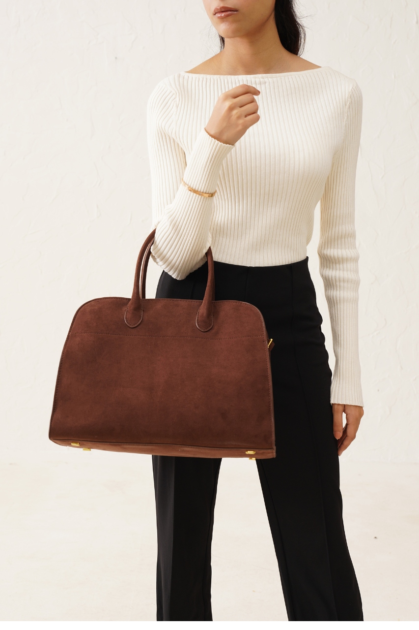 Woodsen Velvet Tote