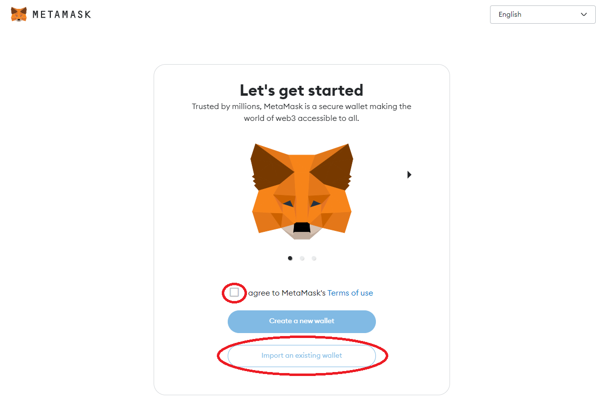 آموزش بازیابی کیف پول متامسک (MetaMask)