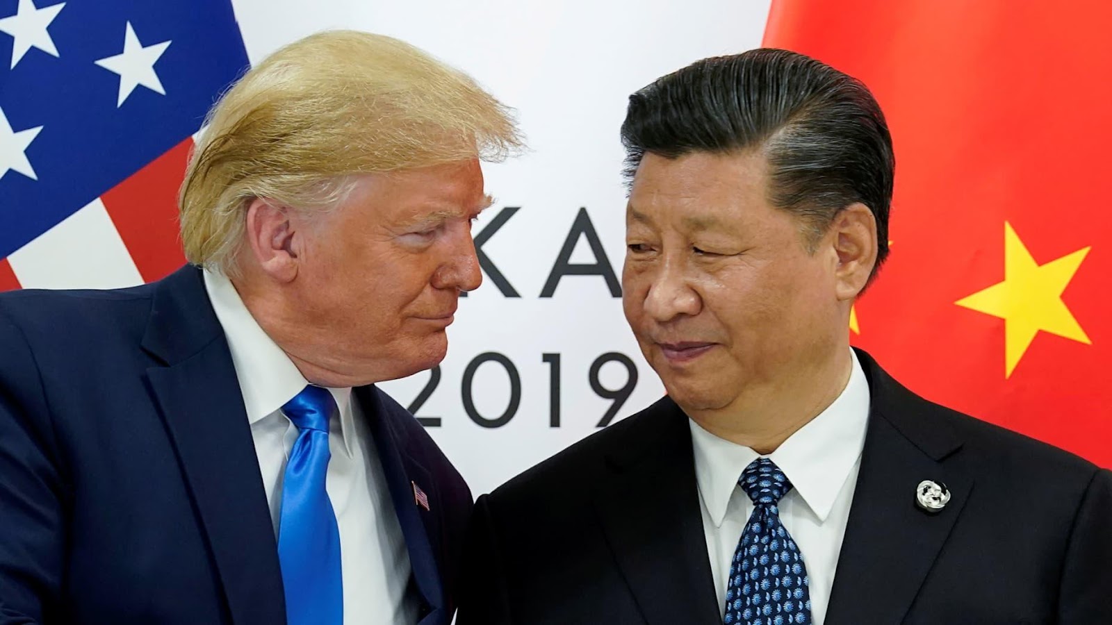 President Donald Trump meets with China's President Xi Jinping at the start of their bilateral meeting at the G20 leaders summit in Osaka, Japan, June 29, 2019.