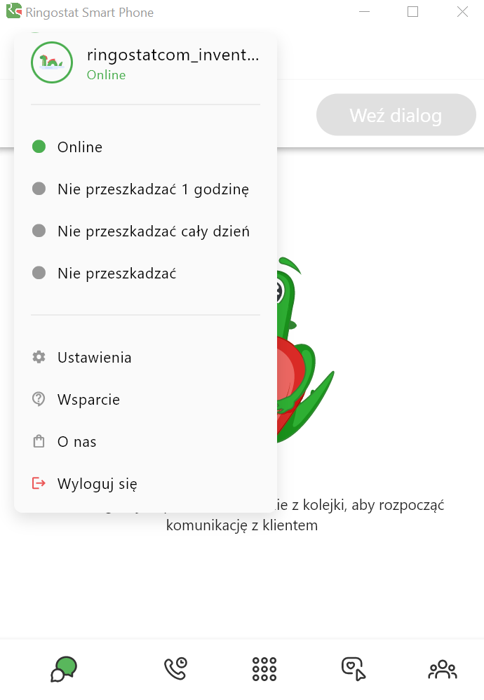 Ringostat Smart Phone, ustawienia dostępności