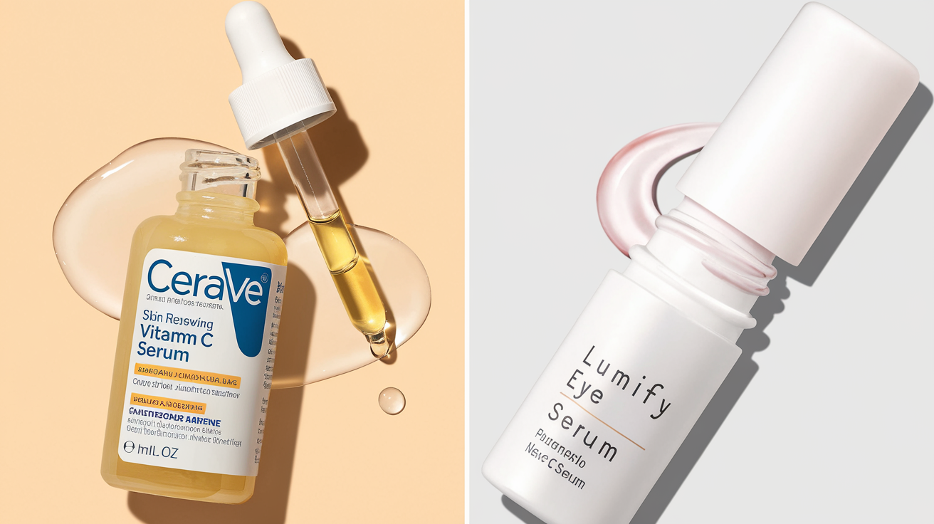 cerave skin renewing vitamin c serum vs lumify eye serum​